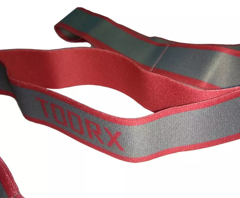 Elastična traka s petljama izrađena od tekstila Toorx strong, crveni