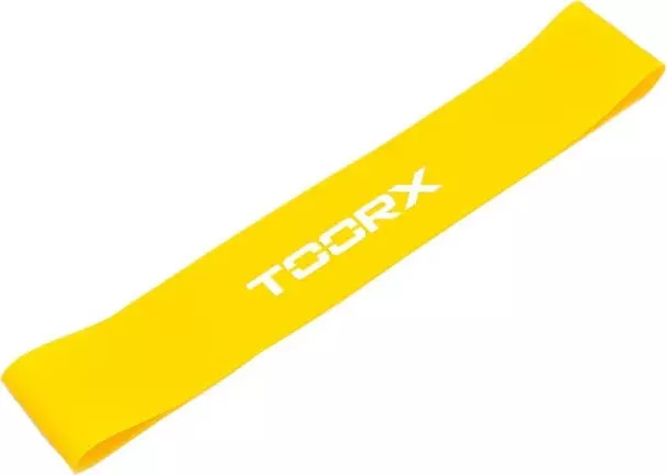Latex elastike Toorx light, 30 cm, žuta