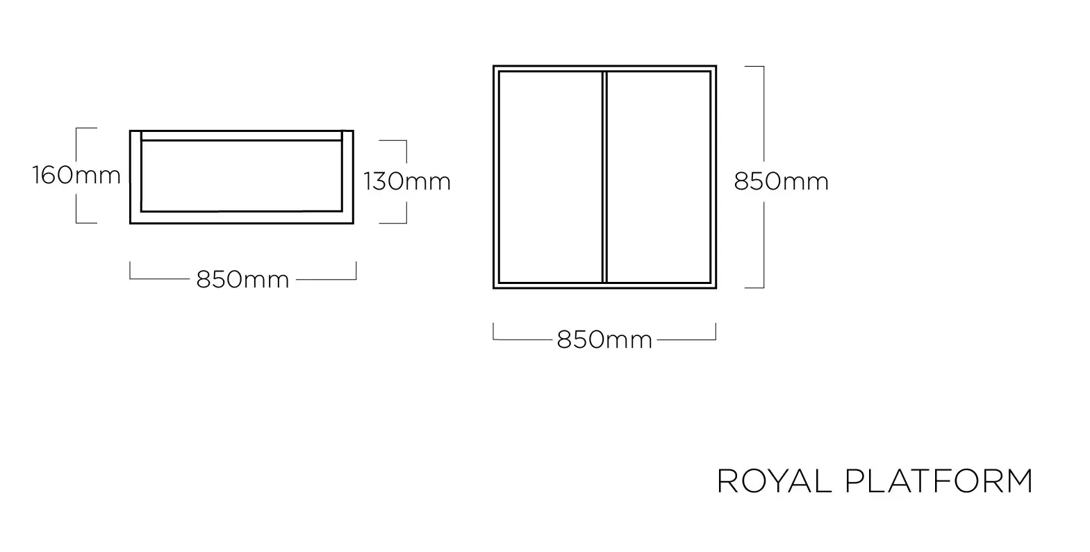 Lunge stol Kettler Royal Platform TEAK