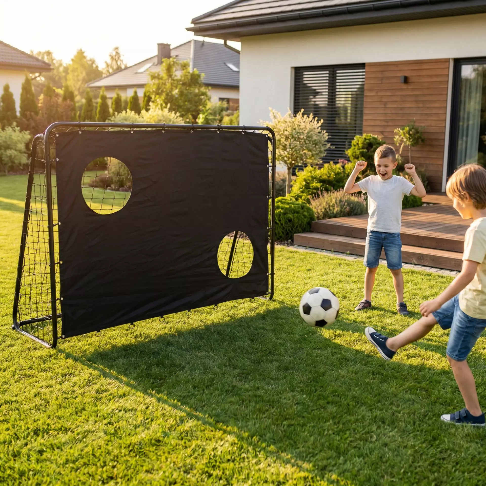 Nogometni gol LEGONI SOCCER 213 cm sa zidom