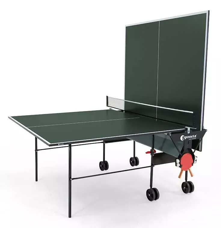 Unutarnji stol za stolni tenis Sponeta S1-12i, zeleno crna