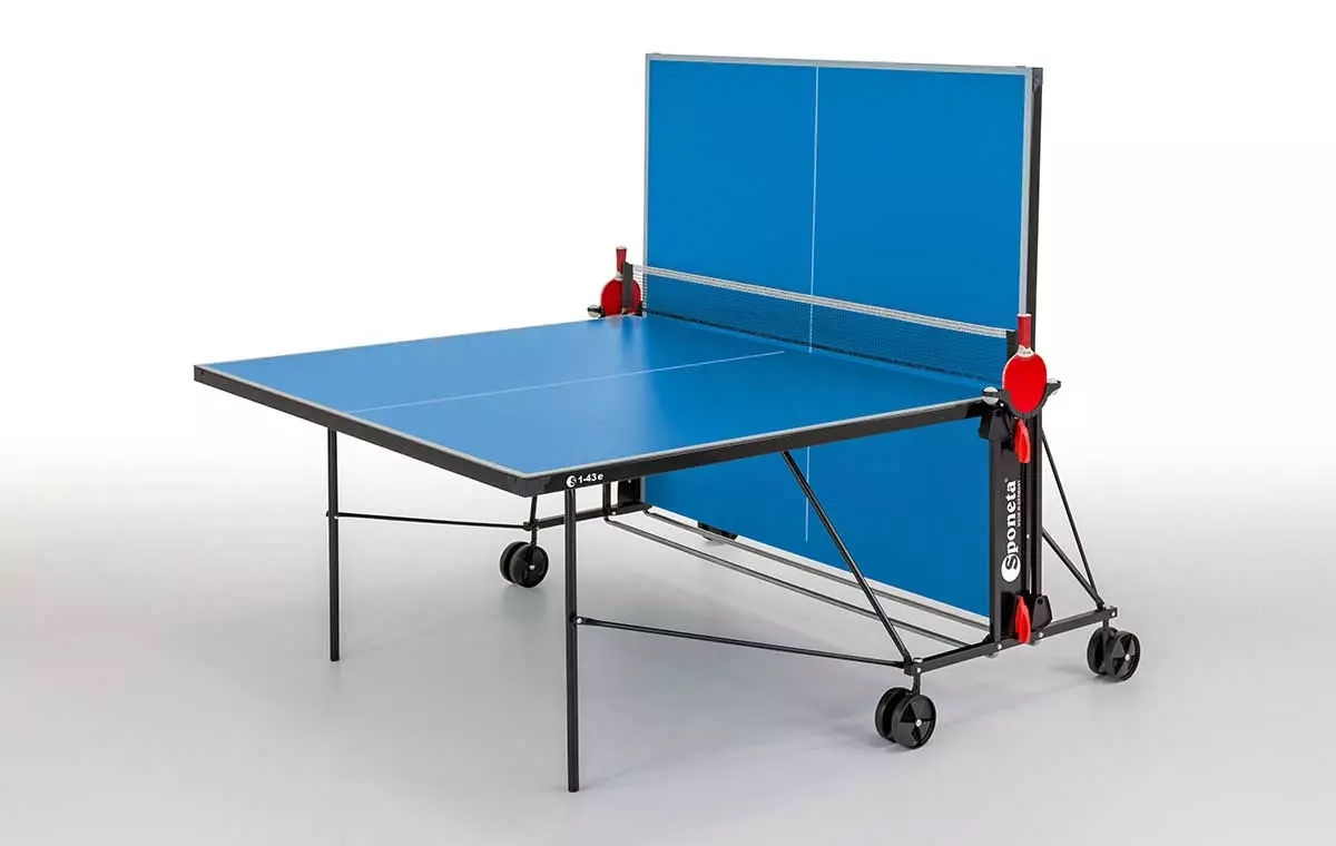 Vanjski stol za stolni tenis Sponeta S1-43e, plavo crna