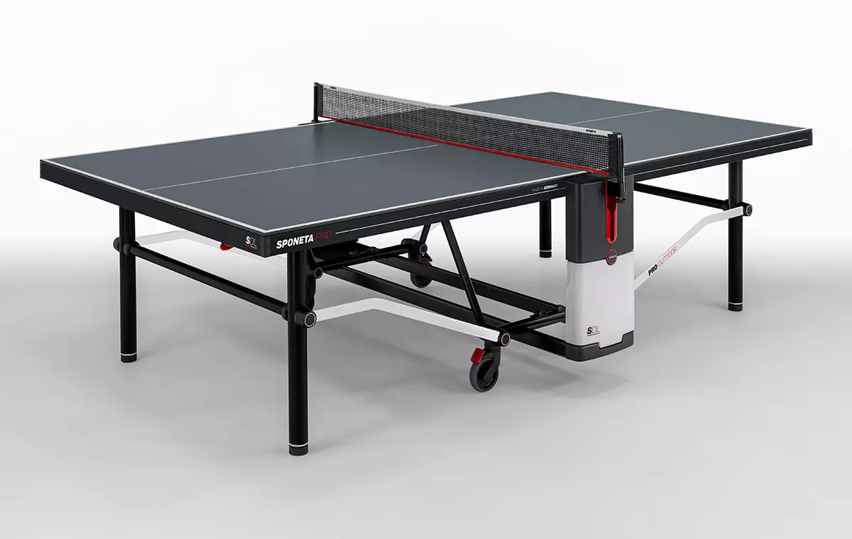 Vanjski stol za stolni tenis Sponeta SDL PRO, siva
