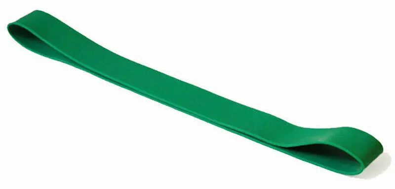 Latex elastike Toorx medium, 30 cm,  zelena
