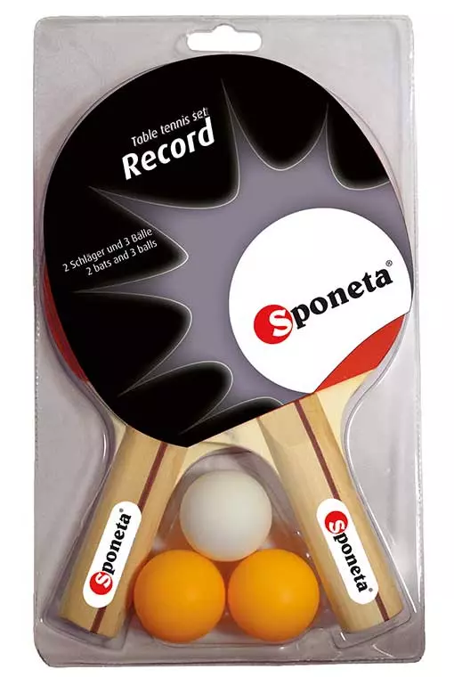 Set loptica za stolni tenis i reketa Sponeta Record