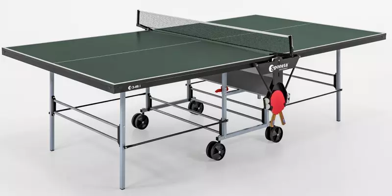 Unutarnji stol za stolni tenis Sponeta S3-46i, zeleno sivo