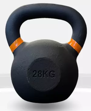 Kettlebell FITMOTIV od lijevanog željeza 28 kg