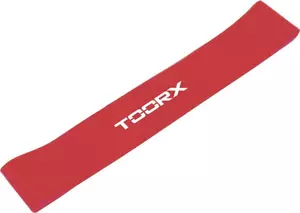 Latex elastike Toorx strong, 30 cm, crvena
