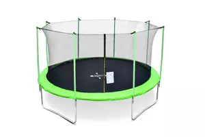 Trampolin LEGONI FUN sa zaštitnom mrežom 366 cm, zelen