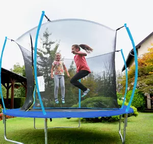 Trampolin LEGONI SPACE sa zaštitnom mrežom 366 cm, plavi