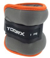 Slika Manžetni utezi Toorx za ruke ili noge 2 x 1 kg