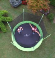 Slika Trampolin Legoni sa zaštitnom mrežom 244 cm, zelen