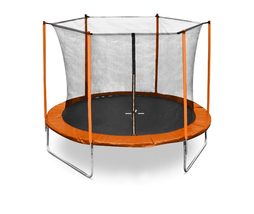 Slika Trampolin Legoni sa zaštitnom mrežom 244 cm, narančasti