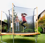 Slika Trampolin Legoni sa zaštitnom mrežom 244 cm, narančasti