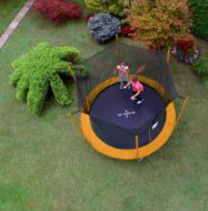 Slika Trampolin Legoni sa zaštitnom mrežom 244 cm, narančasti